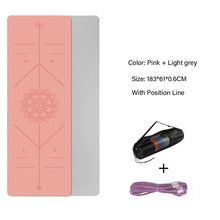Load image into Gallery viewer, Double Yoga Mat with Alignment Markings