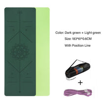 Load image into Gallery viewer, Double Yoga Mat with Alignment Markings