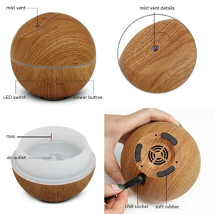 Aromatherapy Oil Diffuser and Cool Mist Humidifier