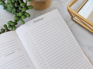 Five Year Journal  - Written One Line at a Time - Navy
