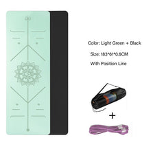 Load image into Gallery viewer, Double Yoga Mat with Alignment Markings
